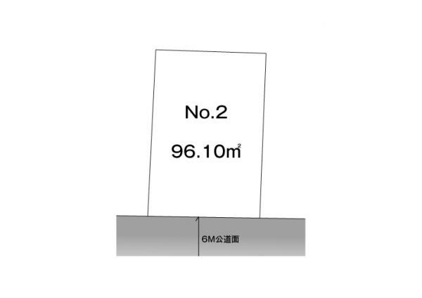 Compartment figure. Land price 27 million yen, Land area 96.1 sq m
