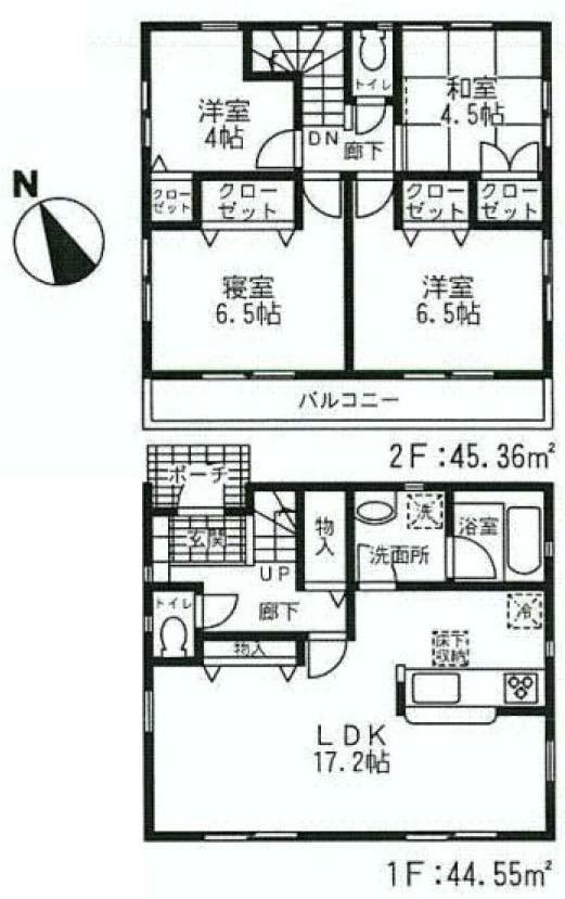 Floor plan. (3), Price 29,800,000 yen, 4LDK, Land area 120.28 sq m , Building area 89.91 sq m