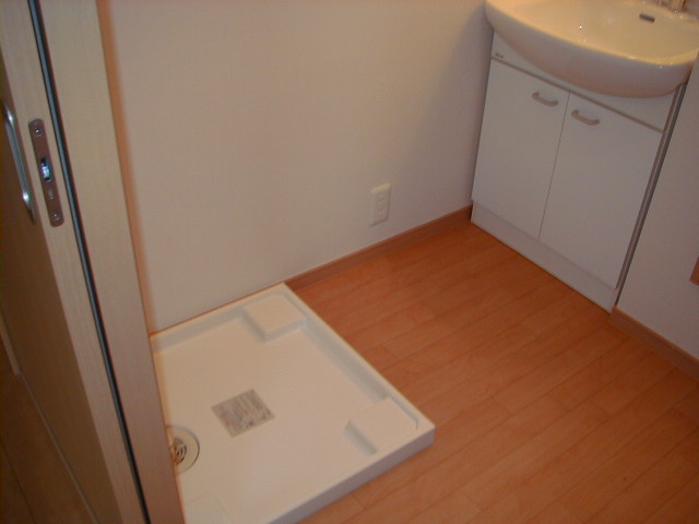 Washroom. Indoor Laundry Storage