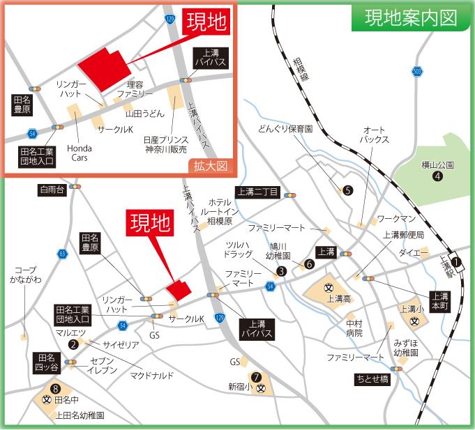 Local guide map. Information map