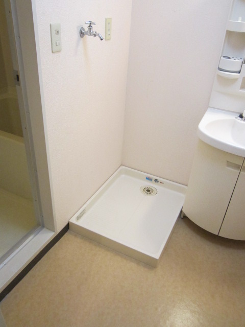 Other room space. Put the washing machine next to the wash basin.