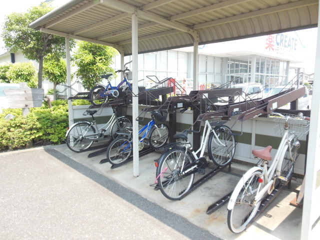 Other common areas. Is a bicycle parking lot