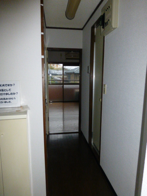 Entrance. It is a photograph from the front door.
