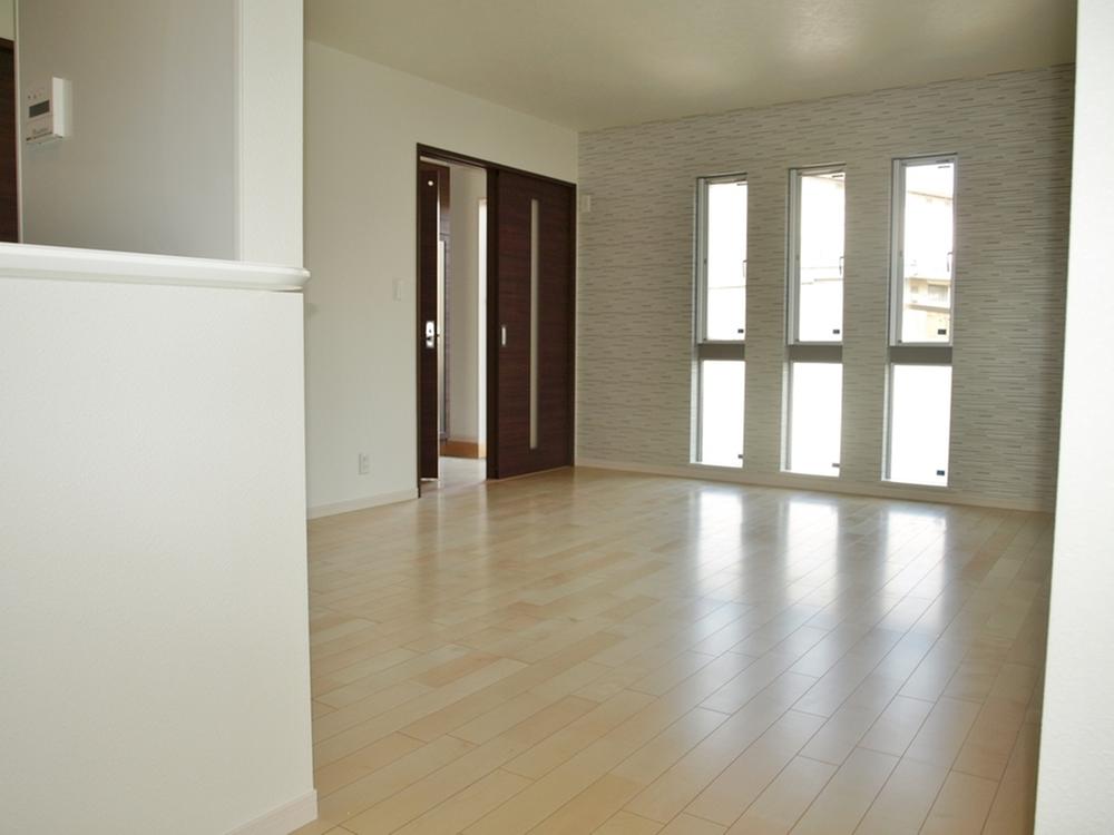 Living. Building 3 A feeling of opening living With floor heating