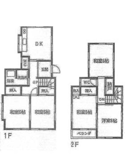 Floor plan. 19,800,000 yen, 5DK, Land area 108.6 sq m , Building area 89.42 sq m