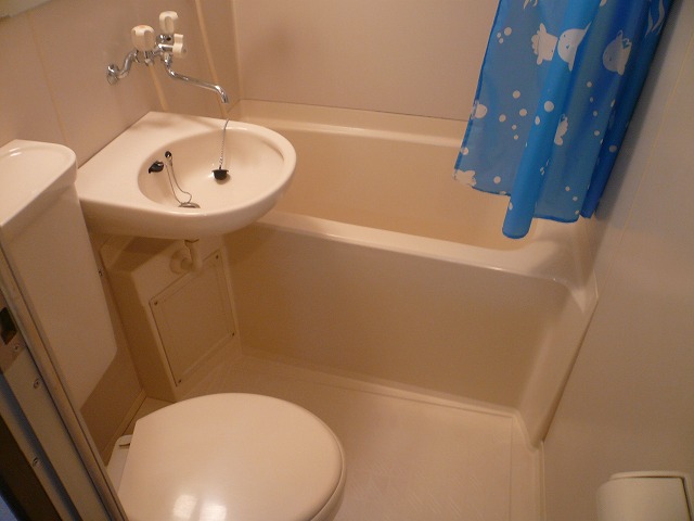 Bath. Of the 3-point unit type bathroom.