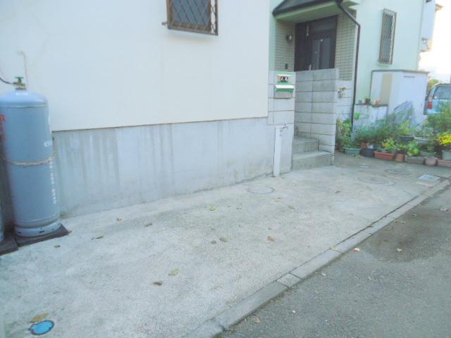 Parking lot. Parking space