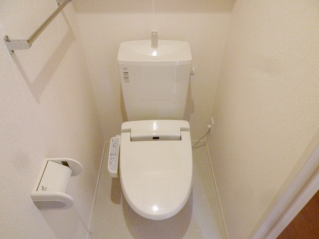 Toilet. There Washlet