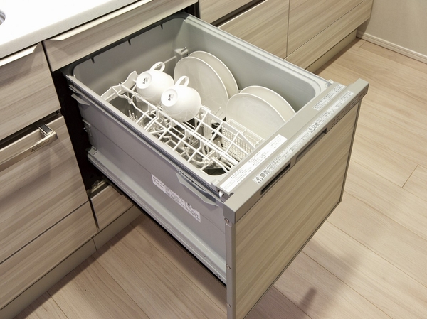 Dishwasher also standard equipment. Clean up after a meal it will be finished with the swish swish.