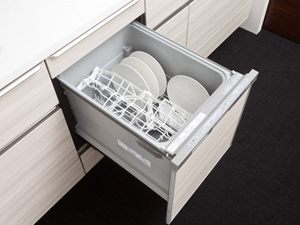 Kitchen.  [Dishwasher] Also improve sanitary and water-saving effect can be expected housework efficiency.