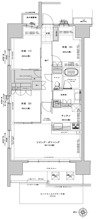 Floor: 3LDK + GC, occupied area: 76 sq m, Price: 31,100,000 yen ・ 32 million yen, currently on sale