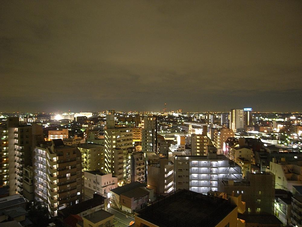 View photos from the dwelling unit. View from the balcony (December 2013) Shooting ※ Night view