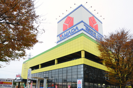 Home center. Yamada Denki Tecc Land Sagamihara store up (home improvement) 202m