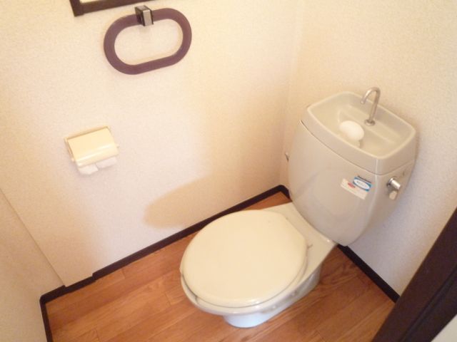 Toilet. ◇ full of clean toilet ◇