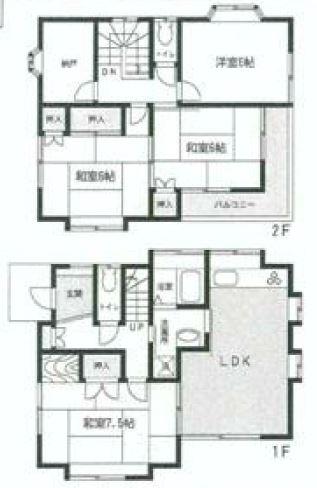 Floor plan. 19 million yen, 4LDK + S (storeroom), Land area 107.87 sq m , Building area 94.19 sq m