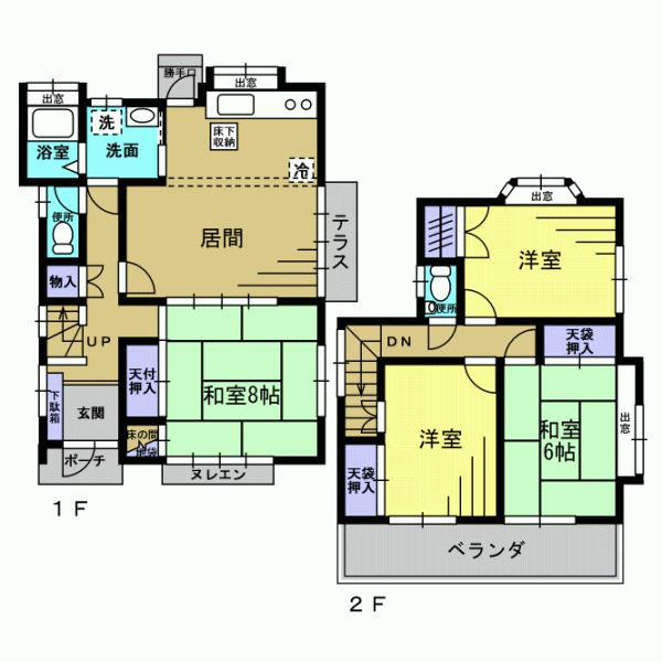 Floor plan. 19,800,000 yen, 3LDK, Land area 118.31 sq m , Building area 94.46 sq m