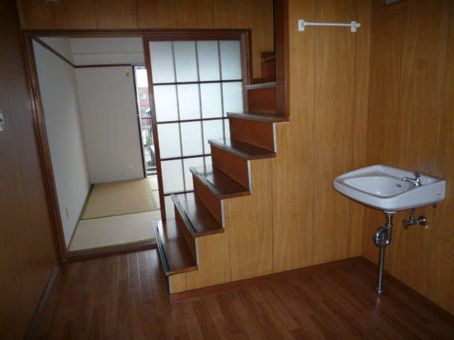 Other room space. Stairs