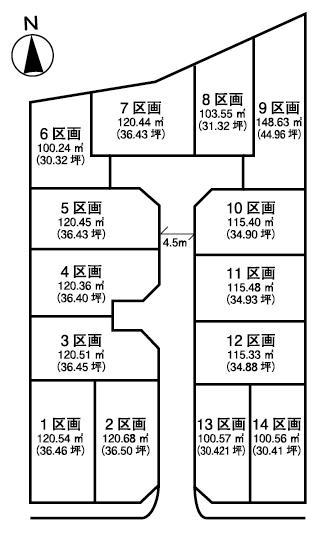 The entire compartment Figure. Site area 100 sq m or more of development subdivision
