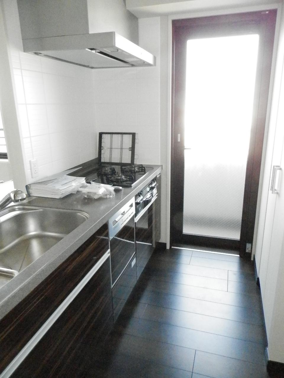 Kitchen. Dishwasher with a system Kitchen