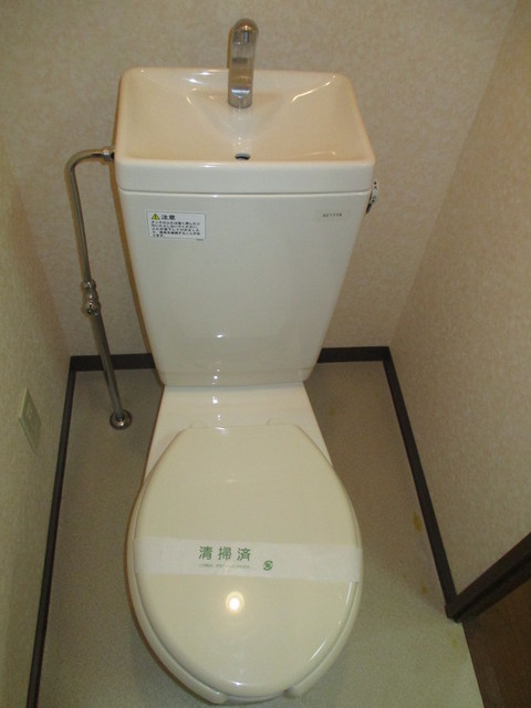 Toilet. Bus toilet by ・ Western-style toilet