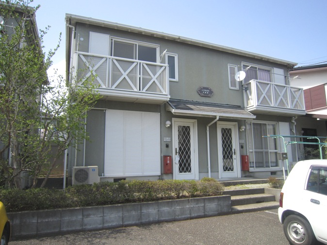 Building appearance. Sekisui House construction A quiet residential area 70 square meters of 2SLDK