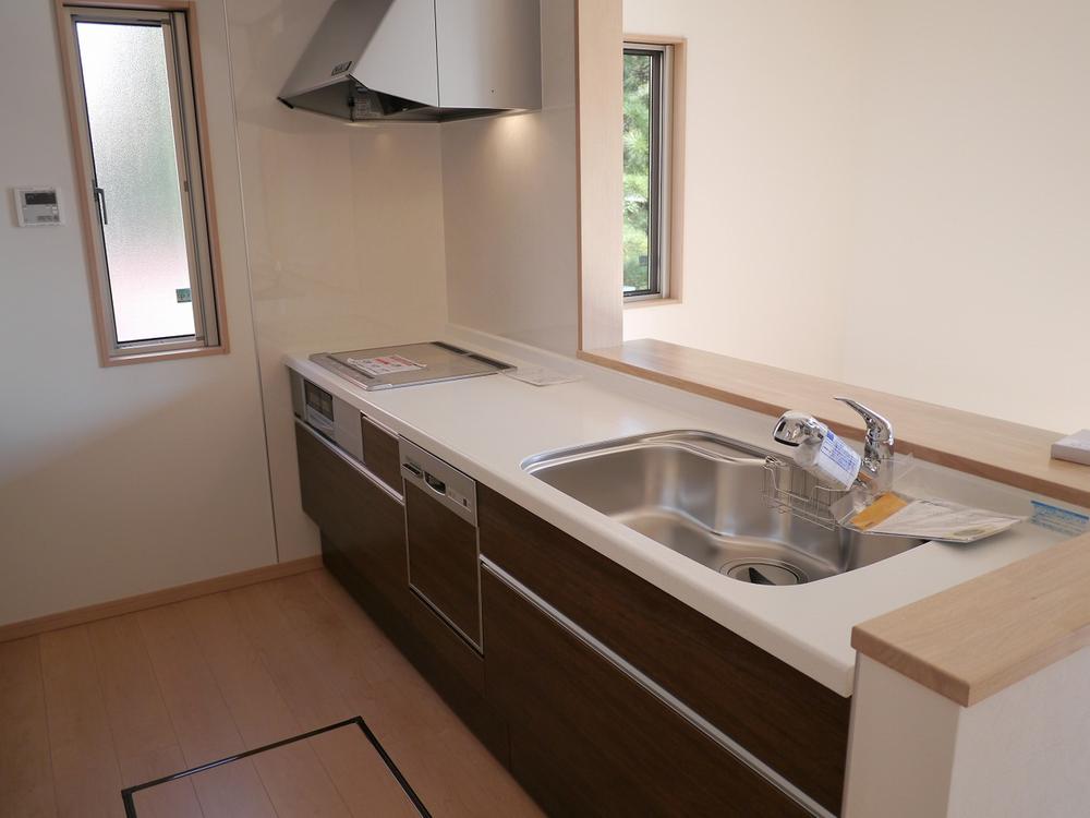 Kitchen. Dish washing and drying machine with a system Kitchen