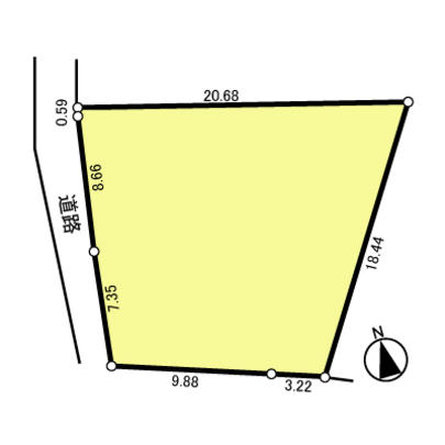 Compartment figure. Topographic map