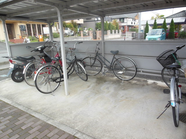 Other common areas. Bicycle parking space