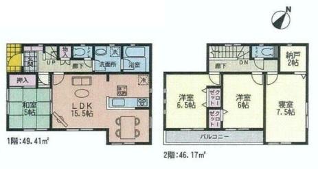 Floor plan. (1), Price 19,800,000 yen, 4LDK, Land area 117.7 sq m , Building area 95.58 sq m