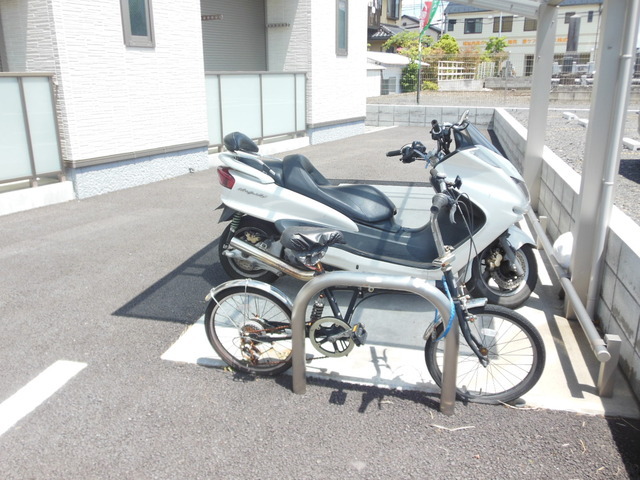 Other common areas. Bicycle parking space