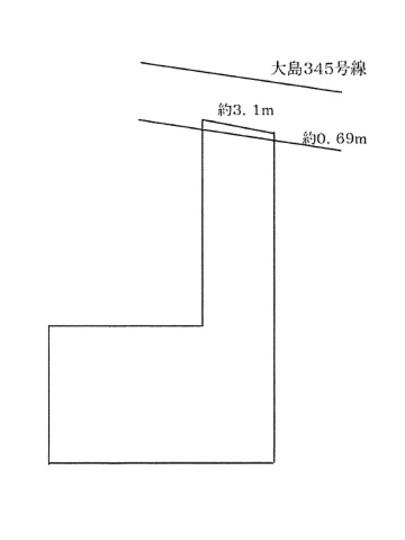 Compartment figure. Land price 7 million yen, Land area 96.42 sq m compartment view