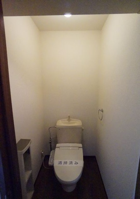 Toilet. With a convenient shelf