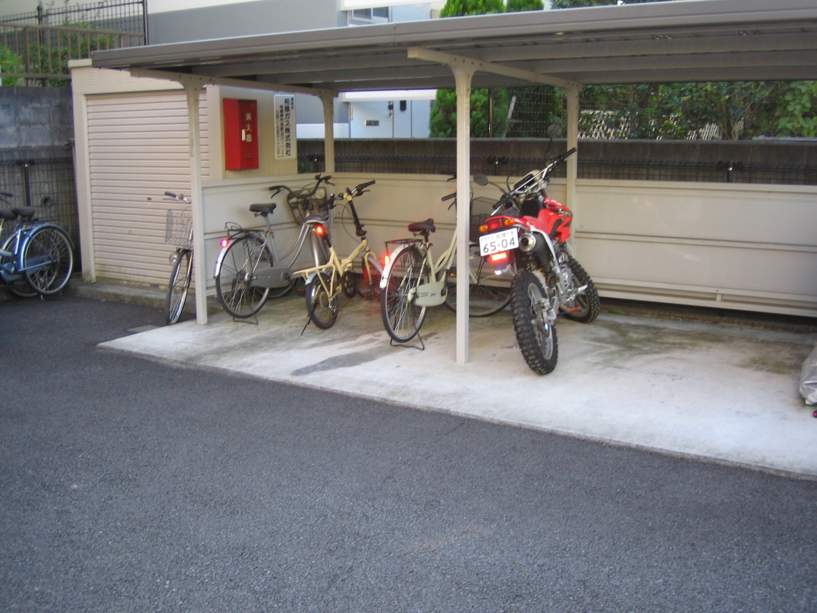 Other common areas. Bicycle-parking space