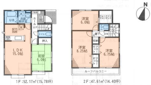 Floor plan. (6 ●), Price 35,800,000 yen, 4LDK, Land area 111.55 sq m , Building area 99.78 sq m