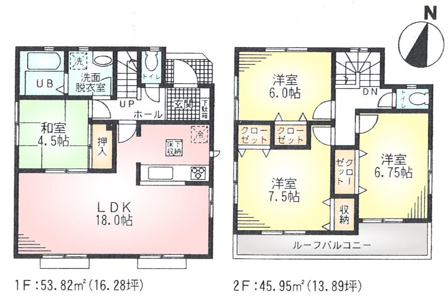 Floor plan. (7), Price 36,800,000 yen, 4LDK, Land area 115.16 sq m , Building area 99.77 sq m