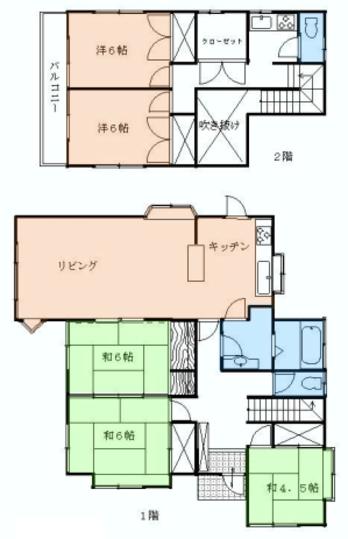 Floor plan. 16.8 million yen, 5LDK, Land area 299.58 sq m , Building area 132.69 sq m