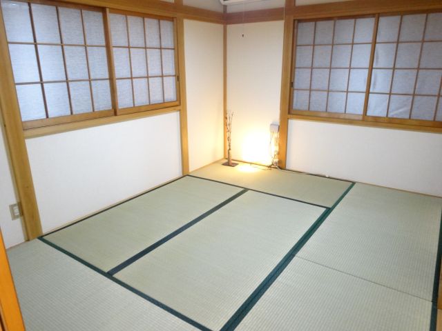 Living and room. Japanese-style room looks after all calm down space ☆