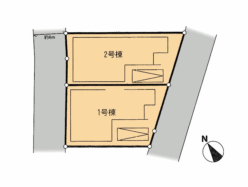 The entire compartment Figure.  ◆ Double-sided road ◆  ventilation ・ Good per yang (^ O ^)