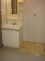 Washroom. Independent wash basin ・ Washing machine Storage