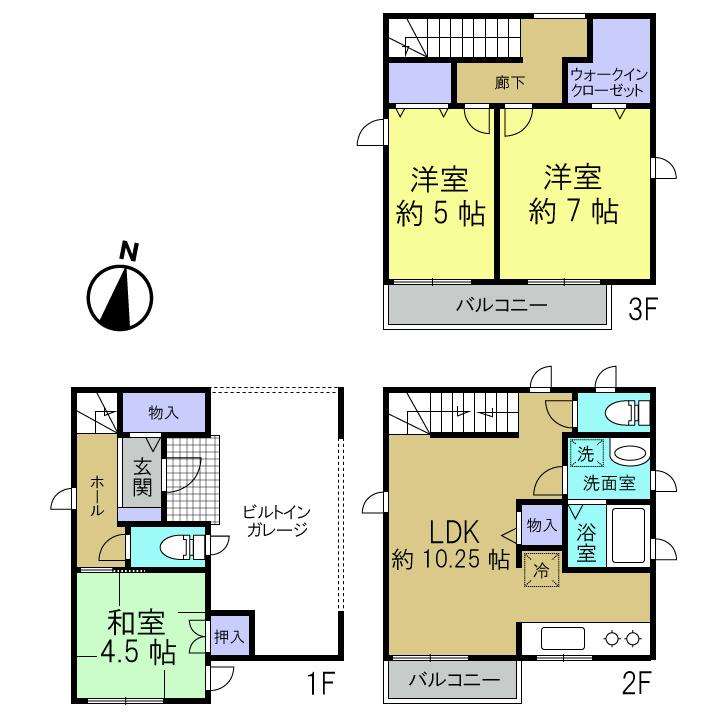Other. Building plan example: 76.18 sq m  Building body Price: 1,745 yen