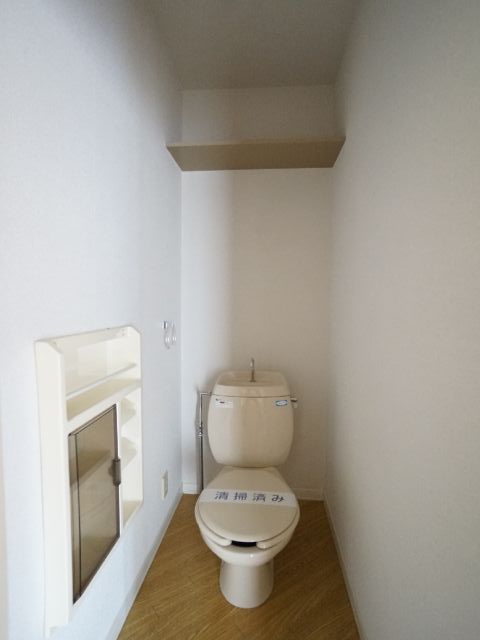 Toilet. Shelf and objects Irizuke
