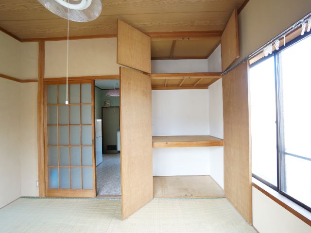Receipt. Japanese-style room 6 tatami closet with upper closet