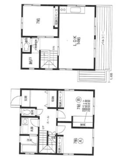 Floor plan. 15.9 million yen, 3LDK, Land area 142.19 sq m , Building area 92.74 sq m