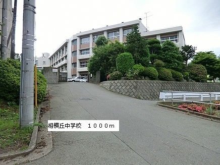Junior high school. 1000m to Sagami hill junior high school (junior high school)