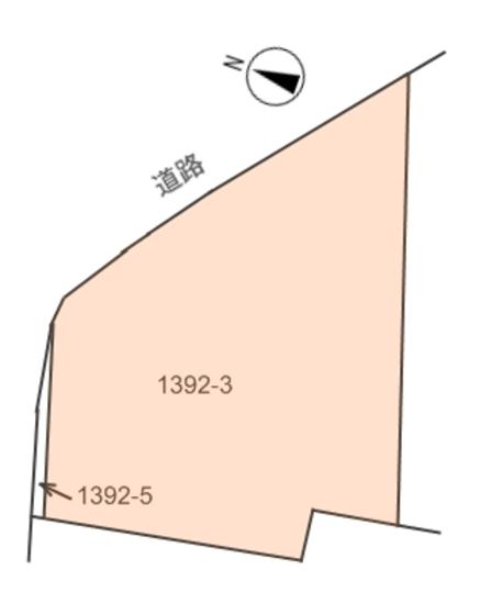 Compartment figure. Land price 92 million yen, Land area 662.66 sq m