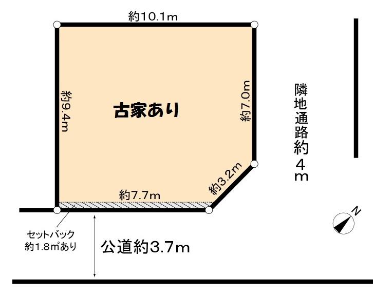 Compartment figure. Land price 21,800,000 yen, Land area 91.62 sq m