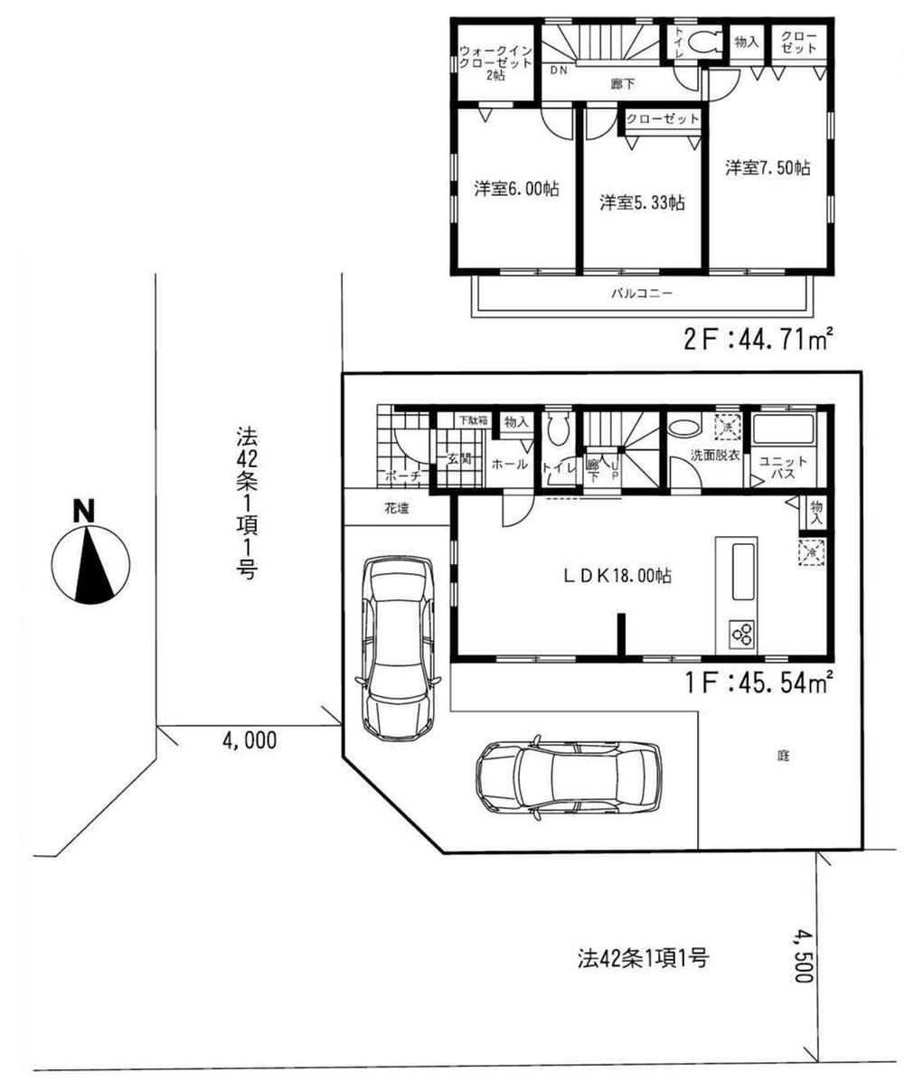 Floor plan. 40,900,000 yen, 3LDK, Land area 112.11 sq m , Building area 90.25 sq m