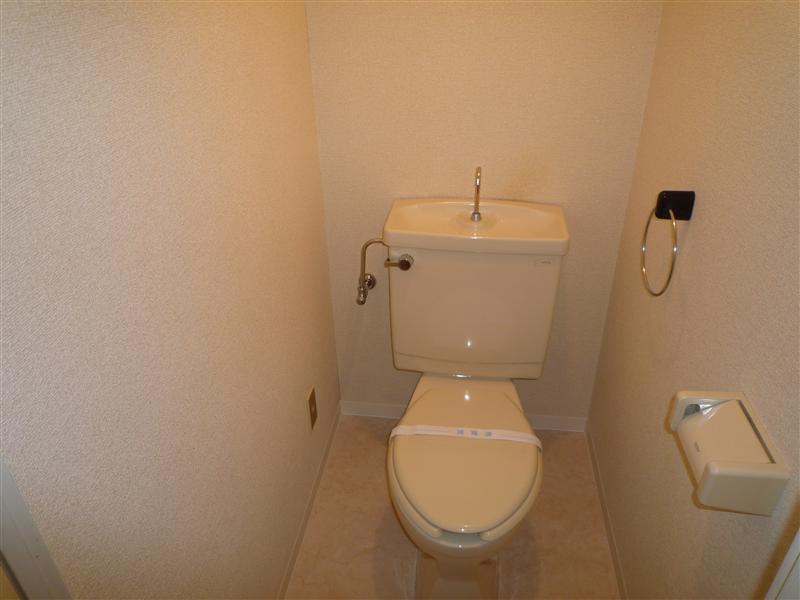 Toilet. Inverted type