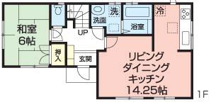 Floor plan. 39,800,000 yen, 4LDK, Land area 104.77 sq m , Building area 96.88 sq m 1F Floor