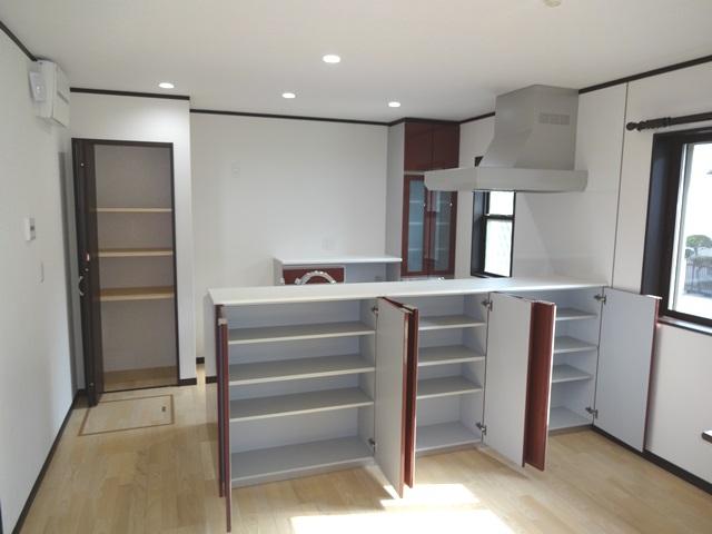 Kitchen. Storage is plenty of kitchen